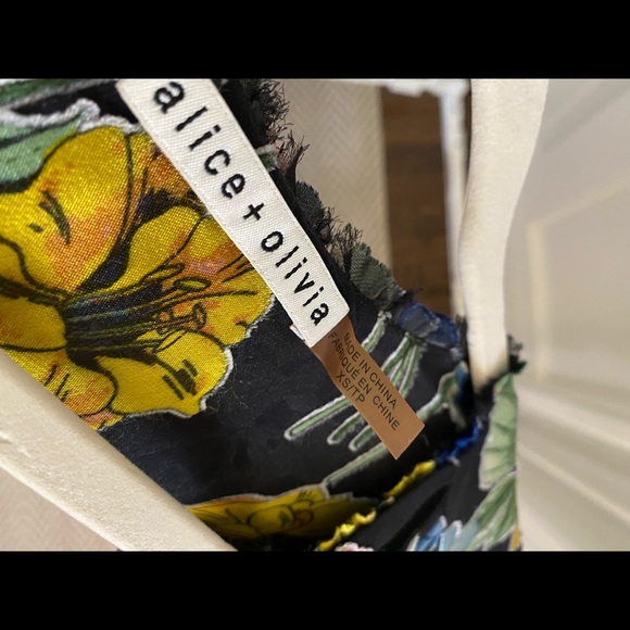 Alice & Olivia Floral Print Tunic Style Dress, worn once - Picture 3 of 3